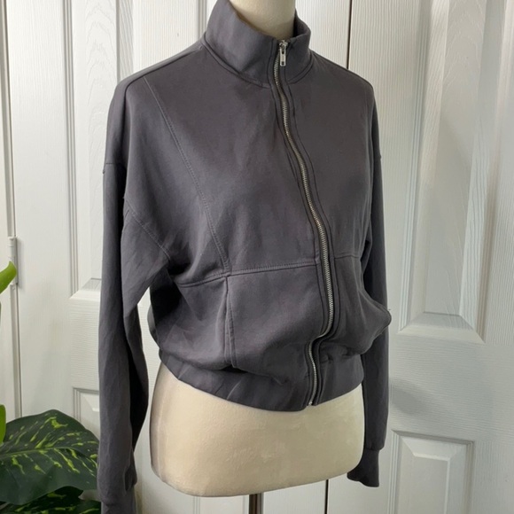 Better Together - Women's Zip Up Jacket Gray Size Small - Picture 7 of 9